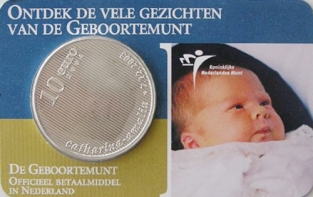 Geboortemunt 2004 Coincard